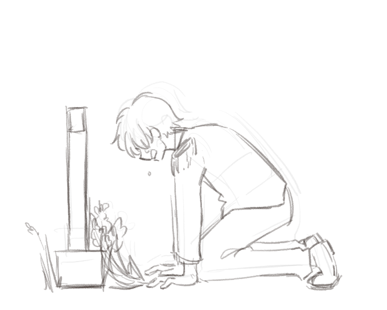 trying to use the adrenaline from watching sad ist to push me through this comic I've been slogging my way through the past few days