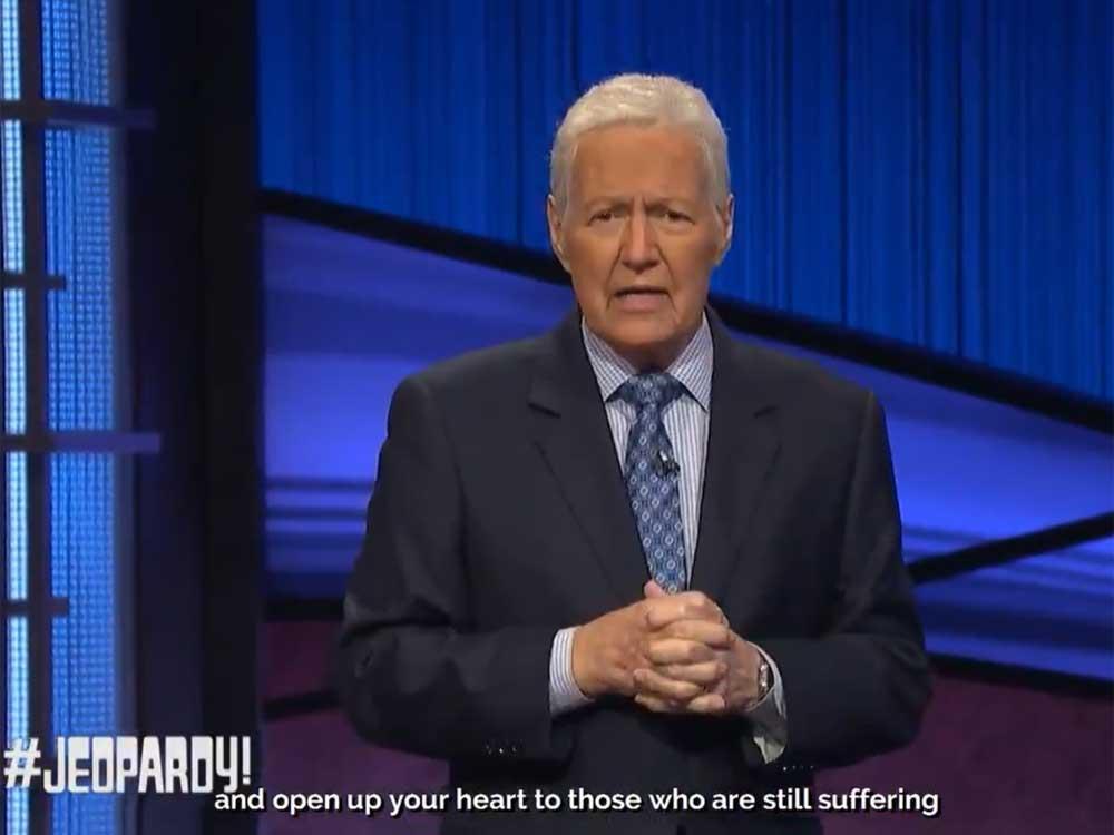 Alex Trebek shares poignant message in one of his final 'Jeopardy!' episodes