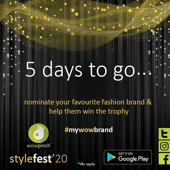 WOWpinch's tweet photo. #StyleFest20 is soon coming to an end!
grab your chance to appreciate your favourite fashion brand in #India with a lovely #WOWpinch post.

#gifts are soon going away....

Download now : https://t.co/j32D7TMvZm

#vocalforlocal #CelebrateShopping 
#ContestAlert #Contest #India https://t.co/JDAP7S7lNf