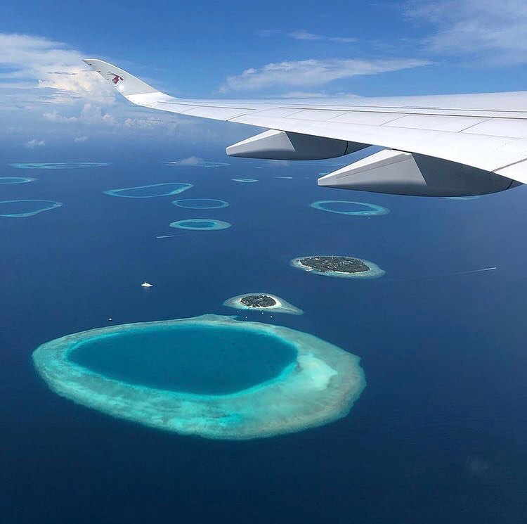 qatarairways's tweet photo. We could stare at this window view forever. 😍 ✈️ 

📸: magdabusquets (Instagram) https://t.co/5hnjZzrZ8a
