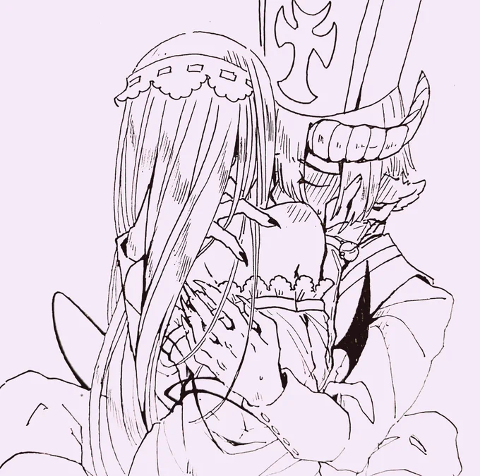 #魔王城でおやすみイラスト 
#魔王城でおやすみ
#あくスヤ 
? 