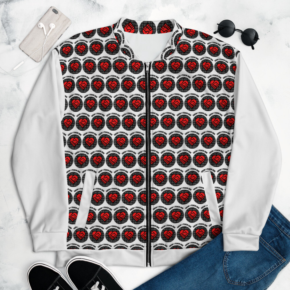 each1teachone's tweet photo. E1T1 Unisex Bomber Jacket https://t.co/4Is3D8OiSJ #Ecwid #MyShop https://t.co/xk2Icv0PbH