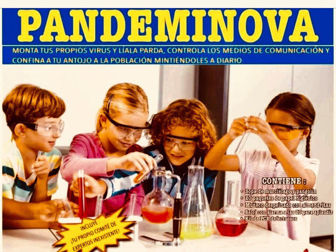 Pandeminova: el regalo estrella de los Reyes Magos 2021
#cirvovid
#plandemia
#coronaTimo