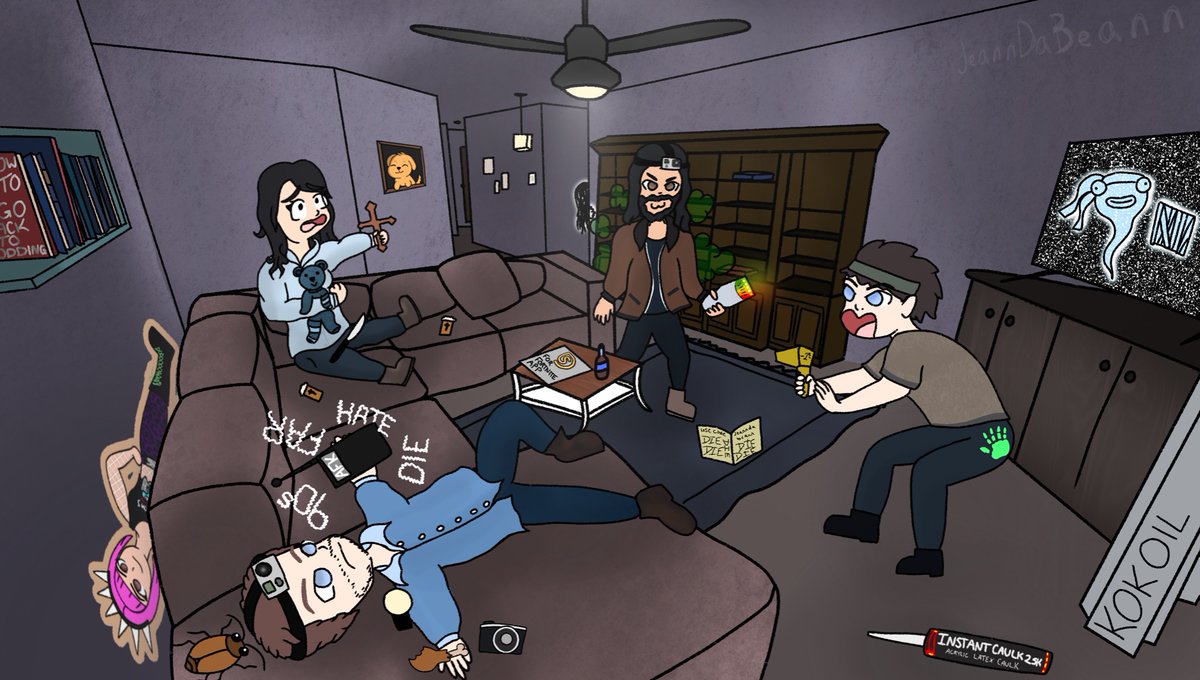 DaisyMoowu's tweet photo. Phasmo with the bois ๐ค
iโve played every night with mason, irto & angel so here is a big piece that took me 12 hours to do! featured is the ghost of pizo cranking 90s, nicks powerchord cut out & Reggie, squatingdogs emote! i hope you guys like it!
#PhasmophobiaArt #Phasmophobia https://t.co/slJB8rRZfp