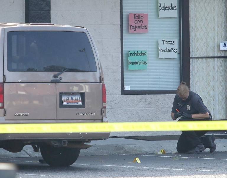 3)On Monday July 11th, 2016 at 7am two men were found dead near and in a gold minivan in Myrtle Beach South Carolina. Police estimate the time of death at 4:30am. Manner - multiple gunshot wounds.Appears to be S.C. plates on the vehicle