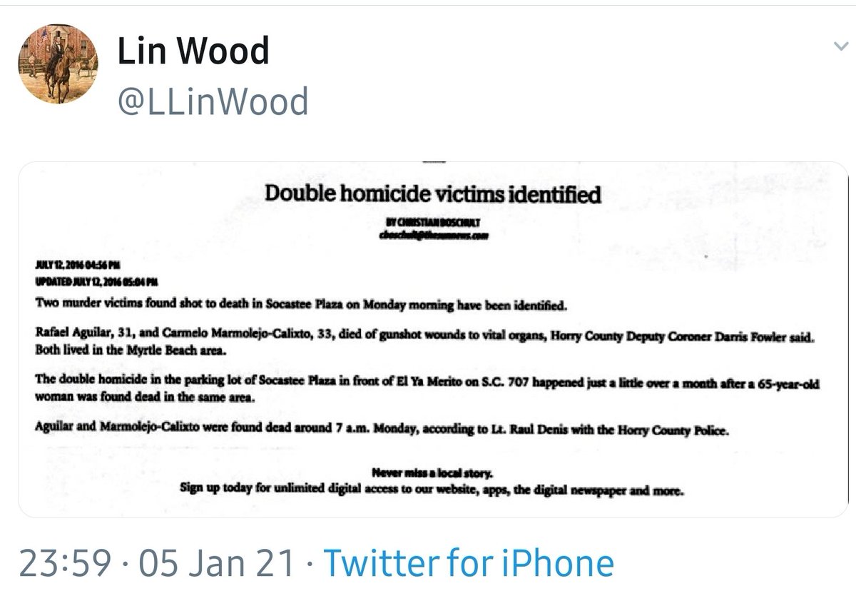 10)Lin Wood may have additional information, but what he posted here was just a cryptic take on and old and well traveled theory. More evidence and/or new information would be terrificIf Lin Wood has more info, why wait until the night of this critical election to share it?