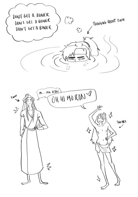 2ha ch 36: "Shizun how scandalous!" (1/2)
#ranwan  #二哈和他的白猫师尊 