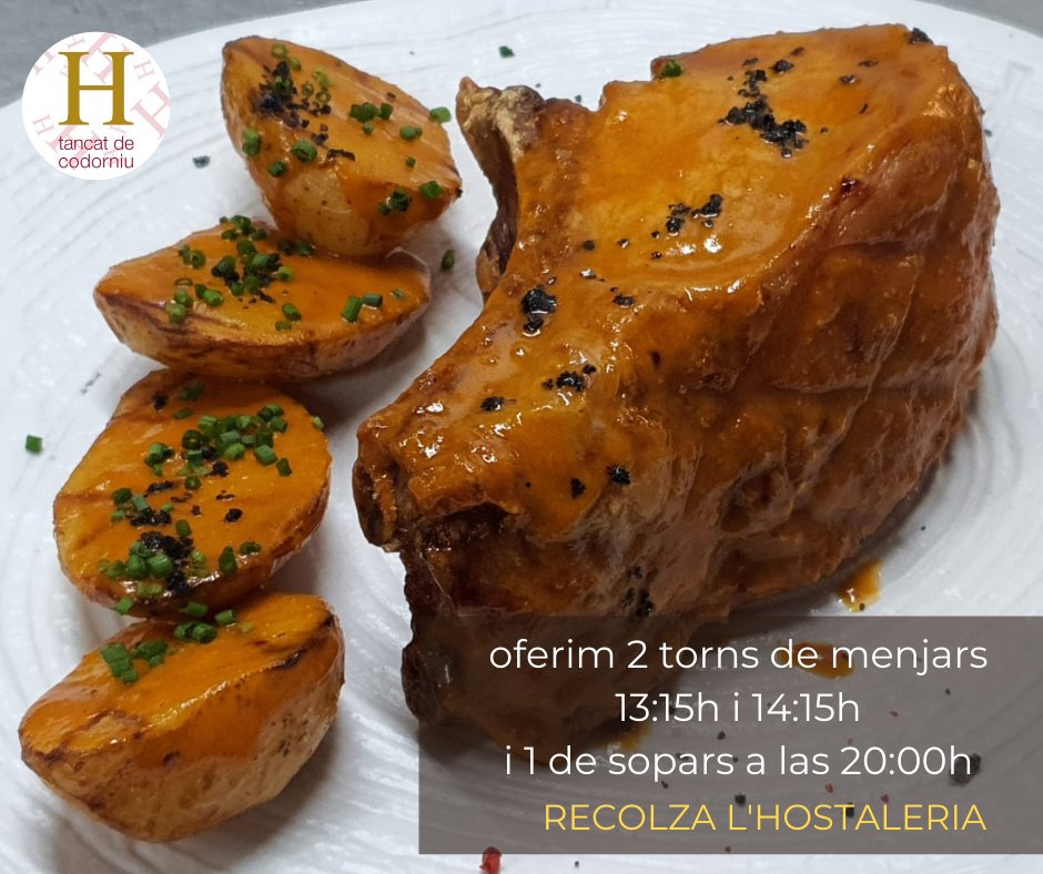 HotelTdeC's tweet photo. Avui ENCARA pots!
Visita el nostre restaurant.
Menú arrossos, menú degustació, cuina a la carta... amb productes de proximitat i de temporada, tractats amb respecte i innovació.
977 737 194
Tancat de Codorníu https://t.co/vcDa515dHP