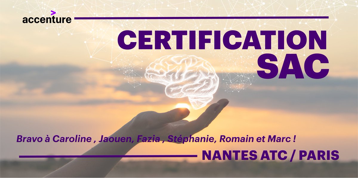 FourageAlicia's tweet photo. [#Readyforthefutur] Au sein d'@AccentureFrance , des formations #SAC (SAP Analytics Cloud) ont été proposées aux collaborateurs ! Résultat : une trentaine de participants et 6 collaborateurs Nantais et Parisiens certifiés. https://t.co/c9JMlc8KDE
