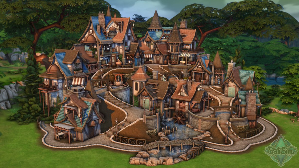 SatiSimBuilds's tweet photo. @SimGuruSalo Without a doubt my medieval village :) Origin ID: SatiSim 💙 https://t.co/WuWIPw7rHF