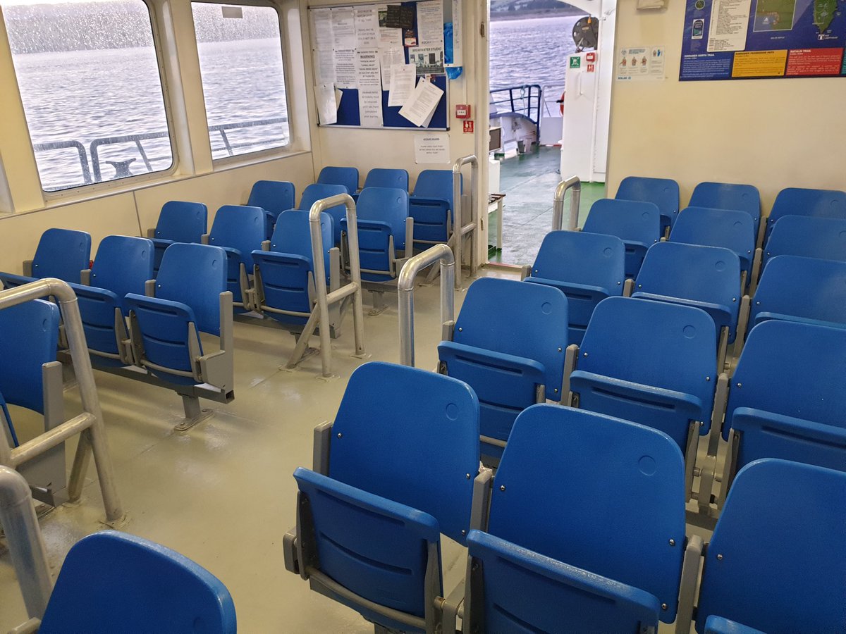 MalMcCurdy's tweet photo. Seems I'm the only one going to Rathlin today to work. https://t.co/n4WcXdclYz