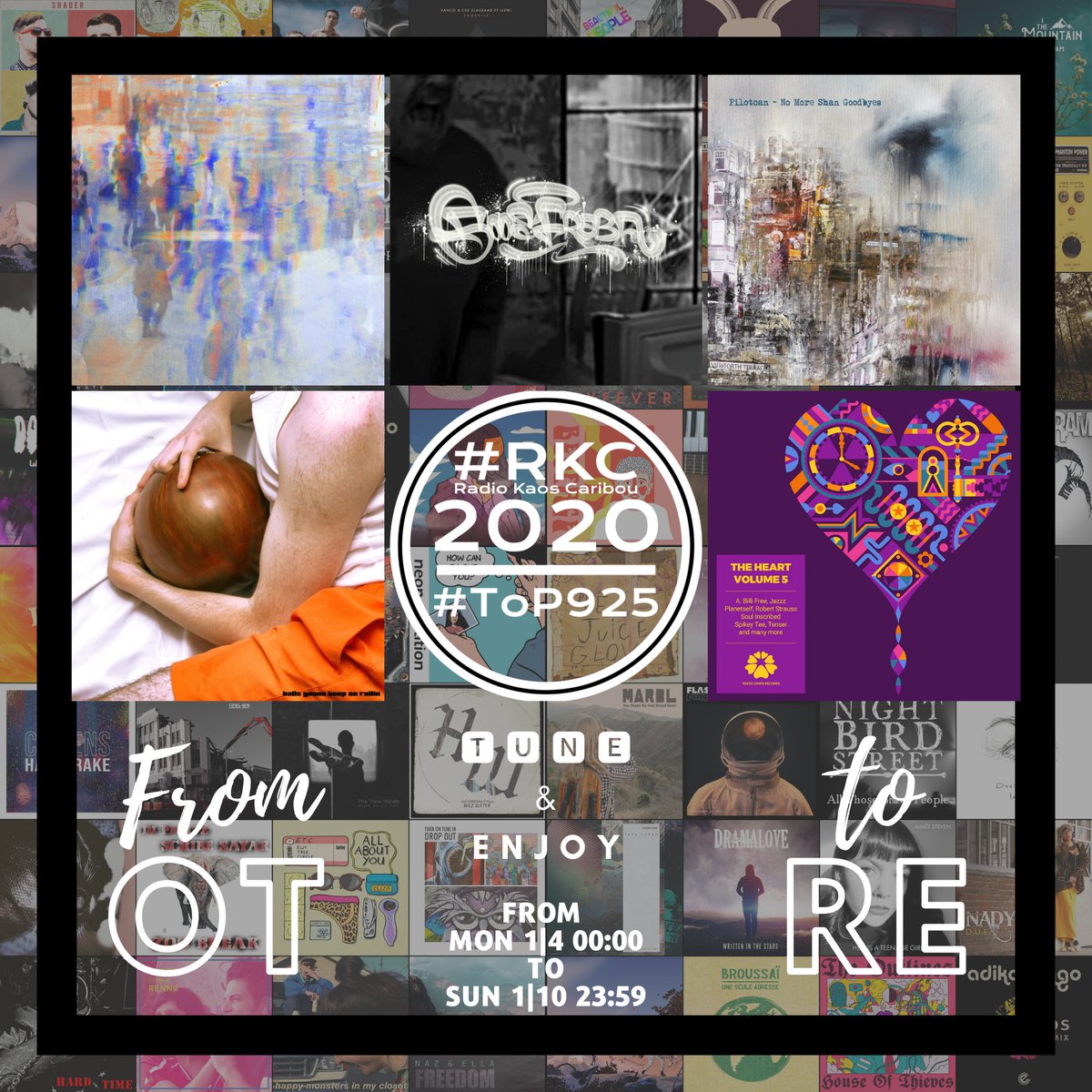 Coming up on #🆁🅺🅲 in
2020 #ToP925
▂▂▂▂▂▂▂▂▂▂▂▂▂▂
PART 13 | OT To RE

<a href="/photayy/">Photay</a> | <a href="/MrPhysiks/">Physiks</a> x @ciaranmac_ x @konchis141 | <a href="/Pilotcanband/">Pilotcan</a> | <a href="/mypizzagirl/">pizzagirl</a> | <a href="/planetselfmusic/">PLANETSELF</a> x <a href="/BluRum13/">Mr.Rum</a> x <a href="/DanielDCrawford/">Daniel Crawford</a>

🆃🆄🅽🅴 📻 radiokc.fm