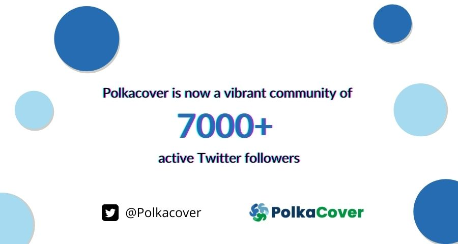 CoverCompared's tweet photo. Wow!! we are now 7000+ strong PolkaCover Family, and we will grow much stronger in the days to come.
Stay tuned on our Twitter for more exciting news.

Making Crypto safe Again.⚔️⚔️

#DeFi #blockchain #Polkacover #Security #StrongerTogether https://t.co/N3R1bU746Q