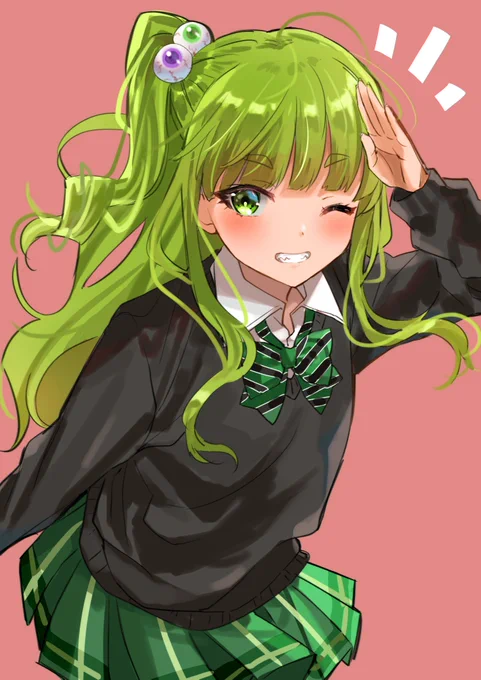 パイセン可愛い💚
#オギャ恋  #ファンアート 