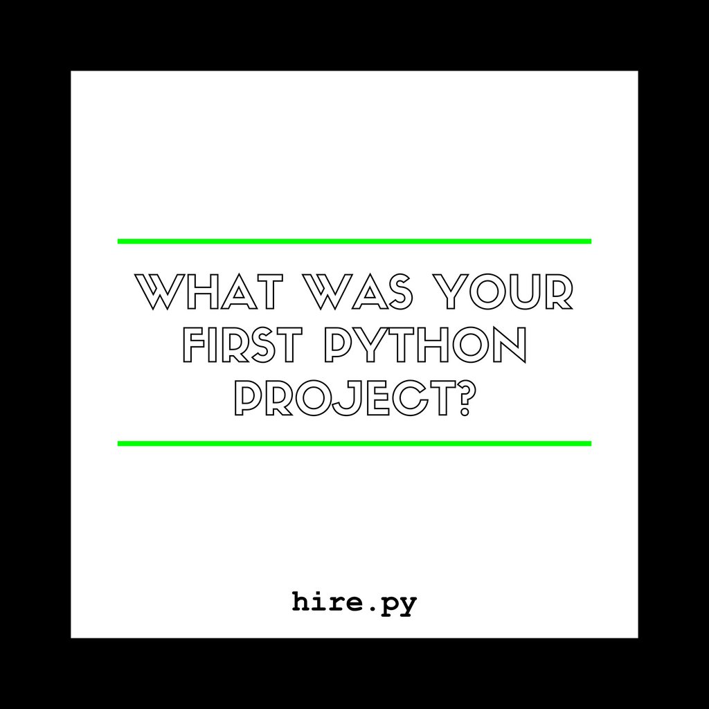 hire_py's tweet photo. Today marks 1 month since I restarted my #pythonprogramming journey and teaching myself how to code. ⁠
⁠⁠
What was the 1st project/ application you worked on once you were skilled?⁠
⁠
#python #technology #selflearning https://t.co/t2P8nlS7eg