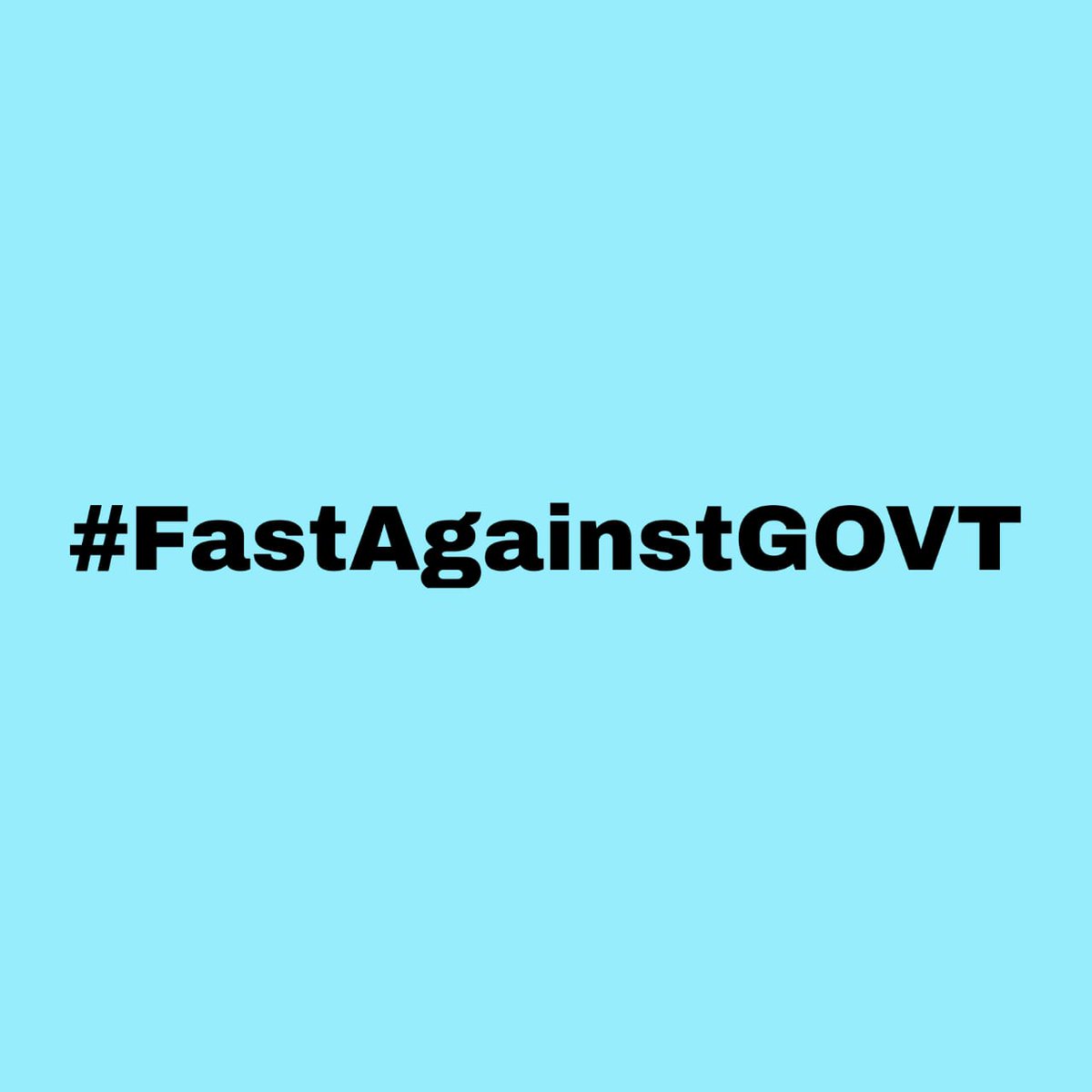 Fehmid21's tweet photo. #FastAgainstGOVT
Ankhen kholo @Shafqat_Mahmood https://t.co/KORPUDcrH2