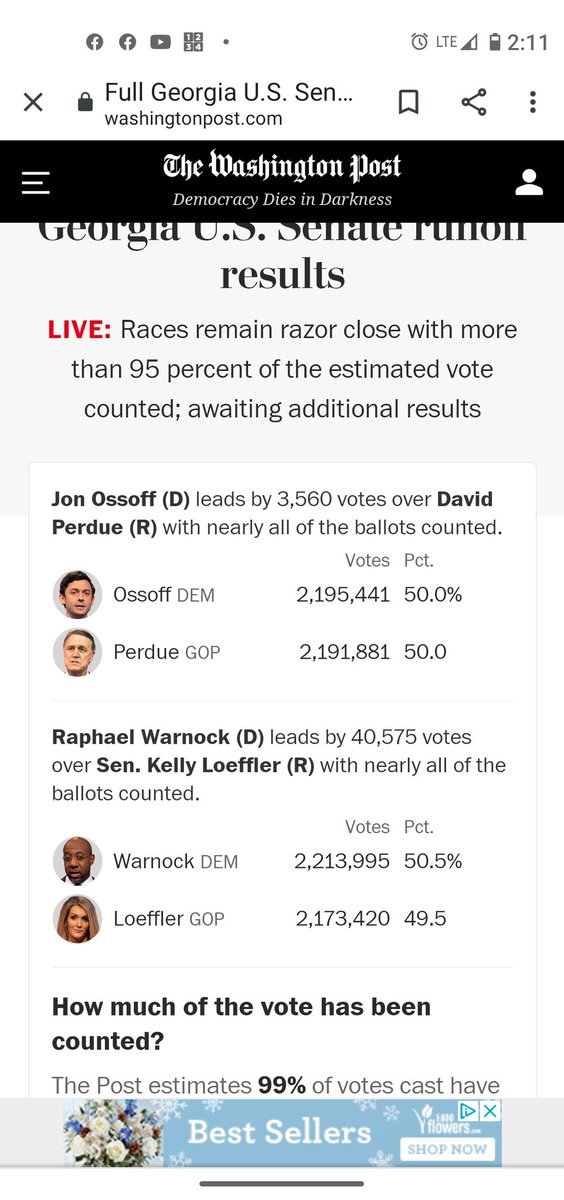 RealG843's tweet photo. Looking like the home team will pull it off and we will finally have a functioning unified government and real leadership that can get back on track. #ThankYouGeorgia #GeorgiaVoteBlueFortheSenateBeAHeroForDemocracy #GeorgiansVoteRevWarnockAndOssoffToSaveAmerica 👏🤟🤸🥂 https://t.co/ZDAKL7468D