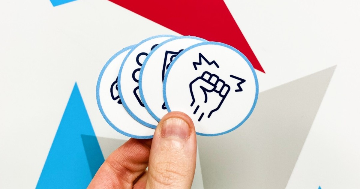Can't decide what design to use? Why not use them all? 😄
Choose the perfect sticker type for you over on stkrs.co.uk 

#stickers #business #print #design #stickerbomb #illustrators #artist #art #startups #merch #branding