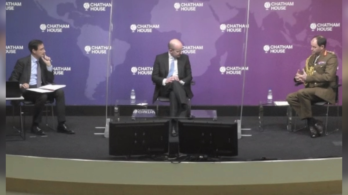 CSOC_MOD's tweet image. In December 2020, Gen Sir Patrick Sanders spoke at the @ChathamHouse event 'Digital Conflict' about how  the creation of the National Cyber Force is a natural evolution of an already very strong partnership between Defence and @GCHQ.

#UKStratCom2020