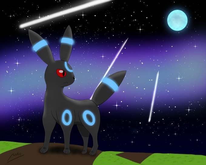 色違いのブラッキーのtwitterイラスト検索結果
