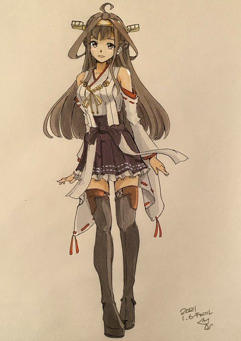 やっぱり金剛は美人さん
#艦これ 