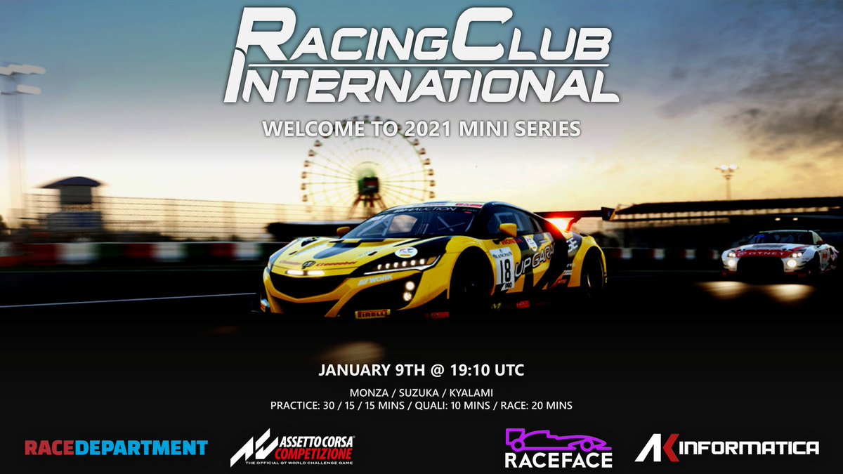 Racing Club International (@RCI_Racing) / X