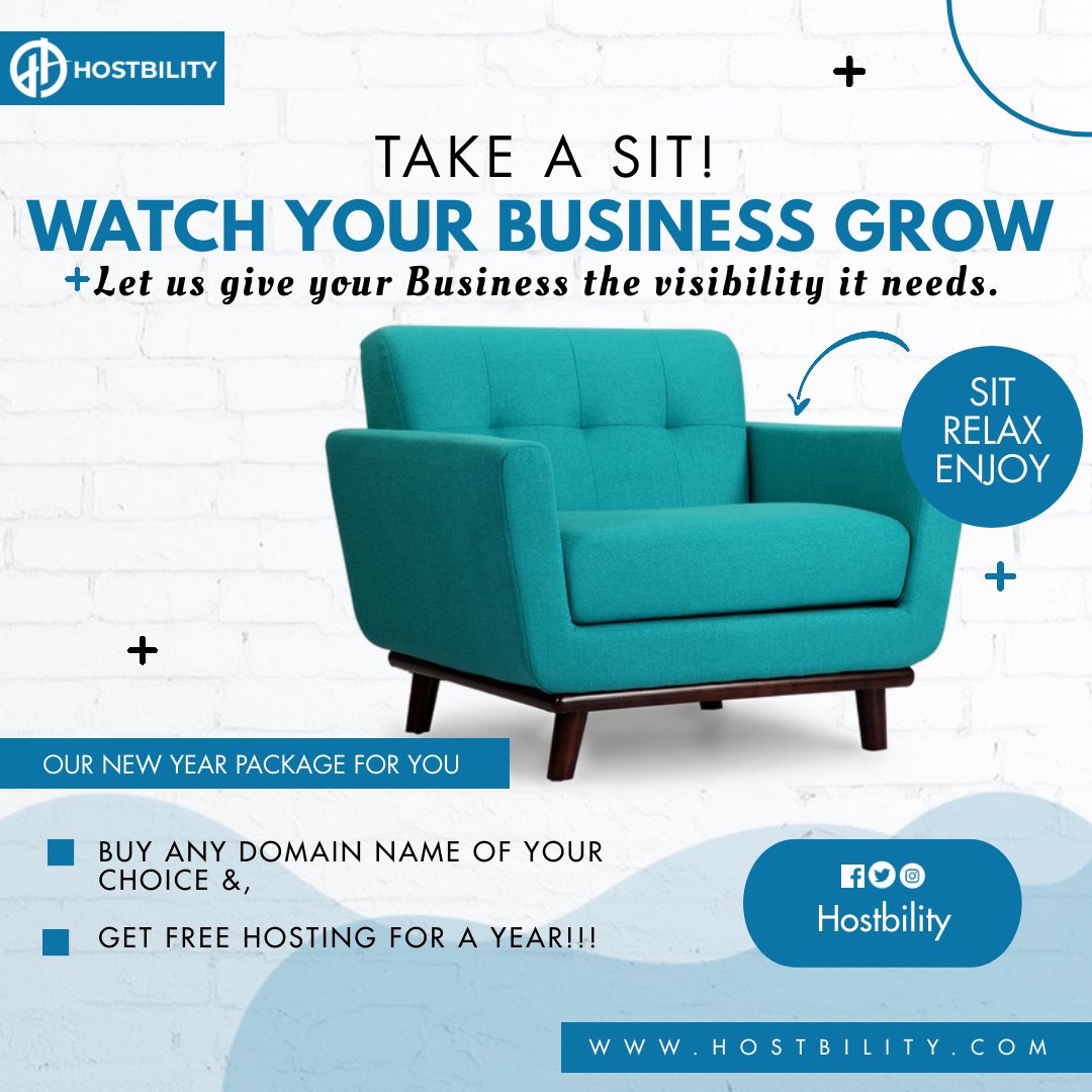 hostbility's tweet photo. Take a sit! and Watch your business grow 🌴 
Enjoy our one year free hosting when you get a domain of your choice!!

Get it here➡️ https://t.co/haWwnSJO8B https://t.co/AmpLtZSfdb