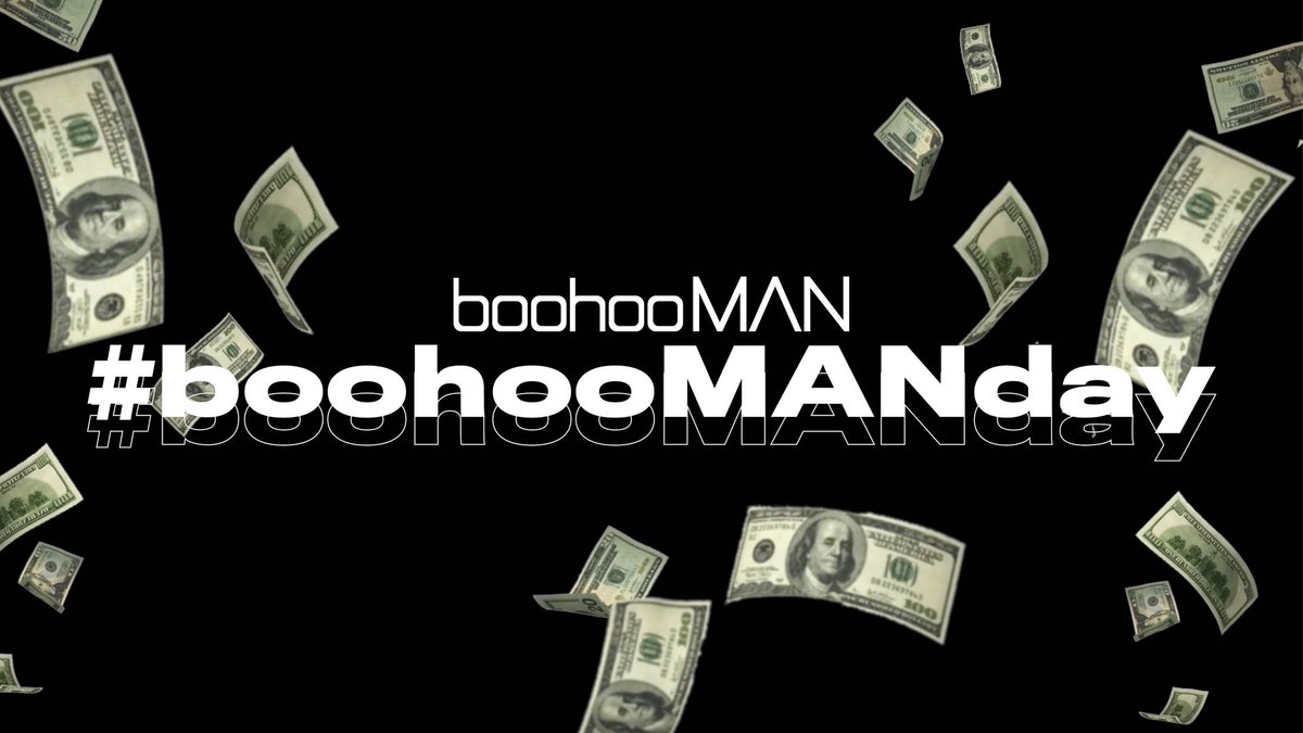 Let's make the first Hump Day of 2021 one to remember. 🤑

🤑💰 12:00 GIVEAWAY 🤑💰

We're giving away a £100 boohooMAN voucher EVERY HOUR until 6pm GMT.

⏰ Set your alarms.

WANT TO #WIN ?
TO ENTER:

🤑 Retweet This Tweet
🤑 Reply with #boohooMANday

Let the games begin! 👇