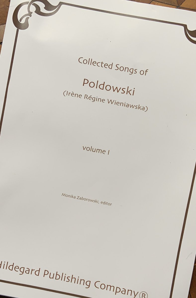 Over the moon to receive my #poldowski critical edition of her Verlaine songs - thank you @hildegard_music ! Thrilled that our work at @ensemble1904 has contributed to the promotion and reevaluation of her legacy #femalecomposer @resonusclassics