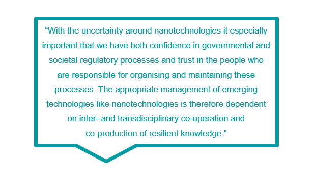 RECIPESproject's tweet photo. In their RECIPES case study on #nanotechnology and the #precautionaryprinciple, André Gaszo and Anna Pavlicek of @Technikfolgen @oeaw found that confidence and trust are important when introducing technologies. Download the case study here: https://t.co/zLrtiMJXUZ https://t.co/XTZjatkPNi