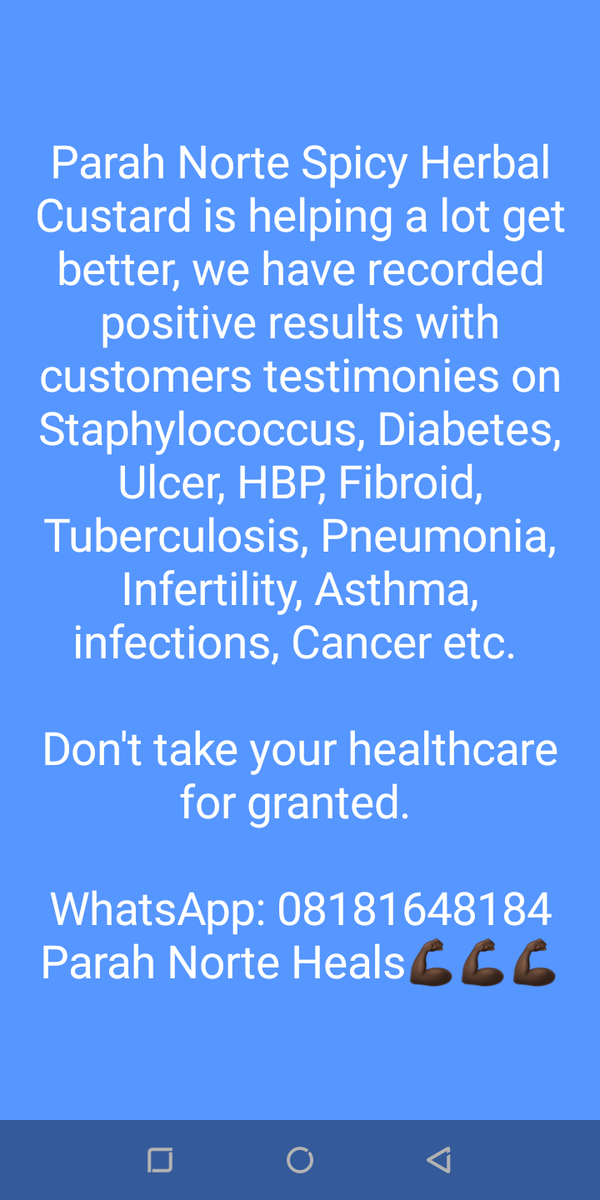 ParahNorte's tweet photo. Covid19 is real, we kindly advice that you put yourself in a winning position against deadly diseases by boosting your immune systems and empower your cells (inner doctor) to help you overcome diseases. 

Parah Norte Heals💪🏿💪🏿💪🏿 https://t.co/RH1Dwcycoy