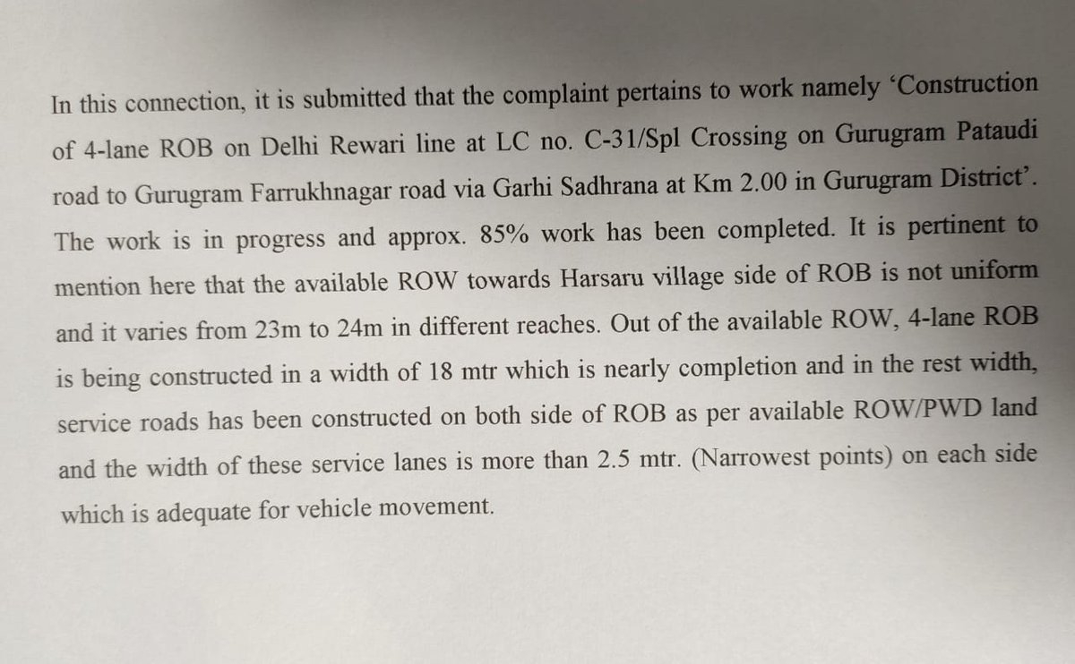 DGM1 HSRDC Gurugram tweet media