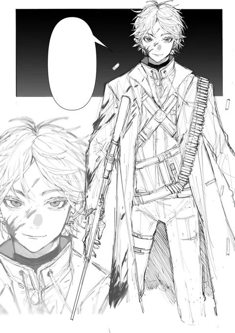 #kuzuArt
池面系主人公 