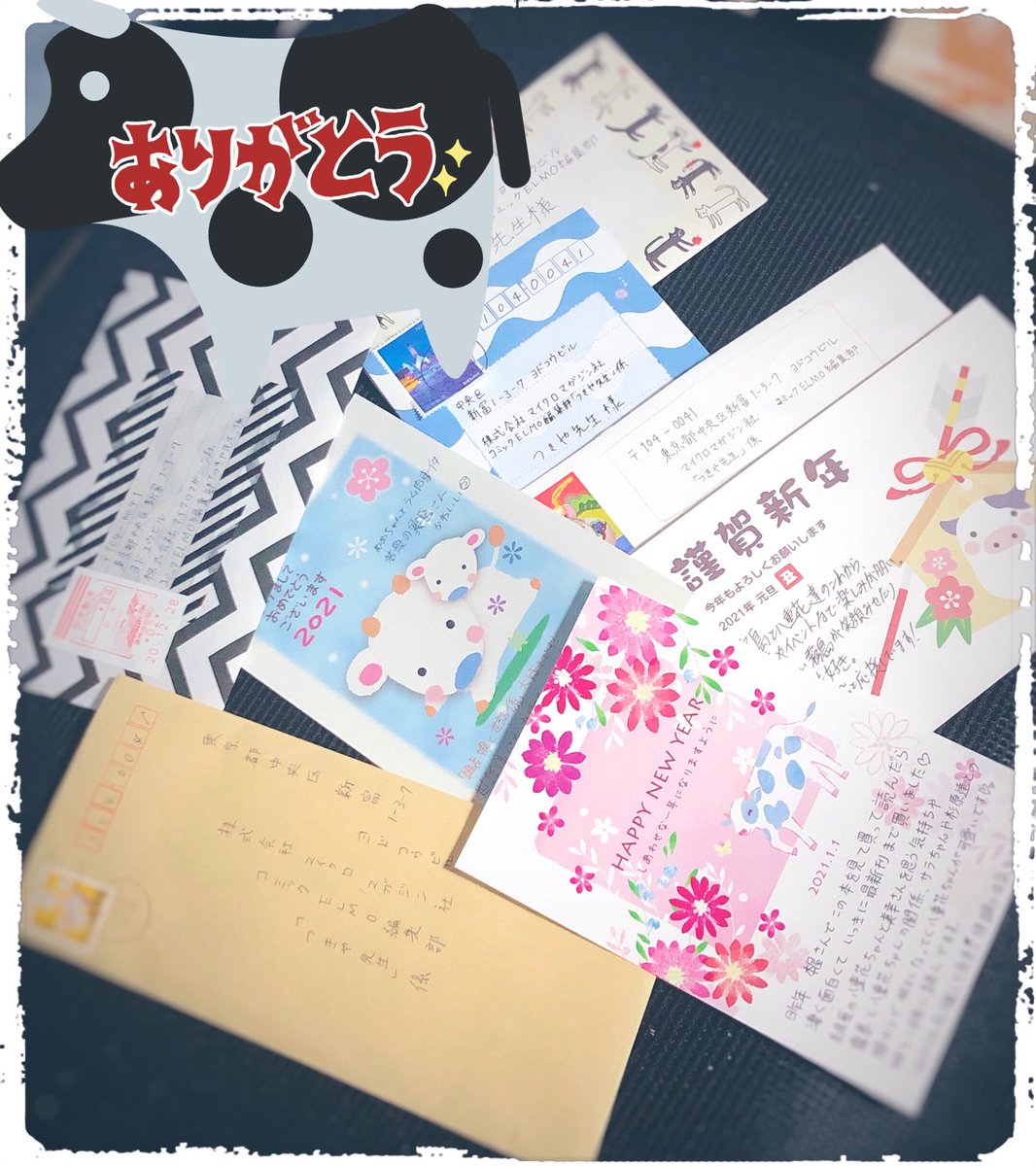 読者の方からの年賀状とお手紙受け取りました🙏🙏🙏🙏
ありがとうございます!!
言葉一つ一つが暖かくて身に染みます…………😇🙏 