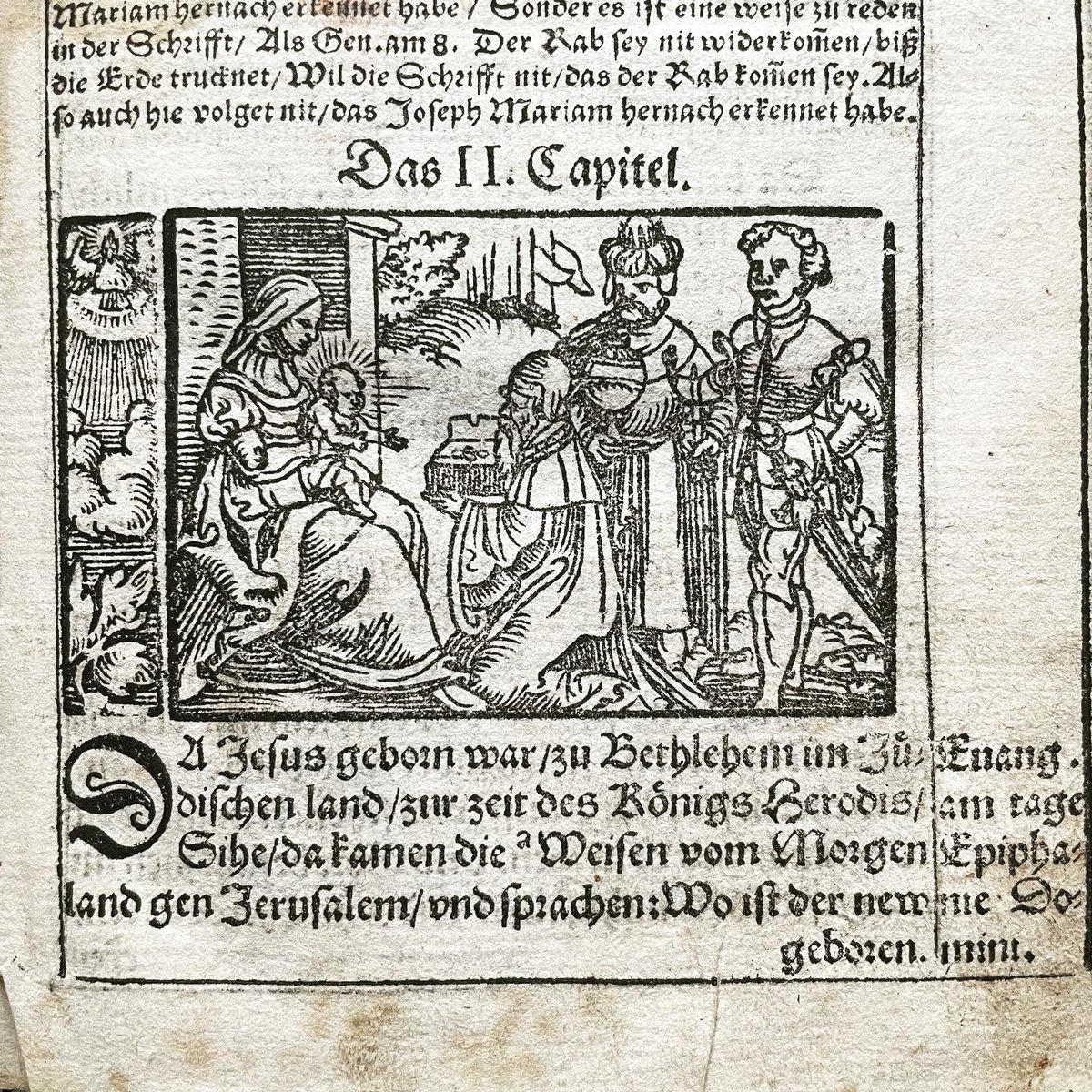 wilsberg's tweet photo. 6. Januar #dreikönigstag mit einem #Holzschnitt aus der #Biblia #Neuestestament #nürnberg #neuber #1574 #threekingsday #threewisemen #bible #newtestament #buch #boostsgram #münster bei #antiquariatsolder https://t.co/bvfjX4pziA