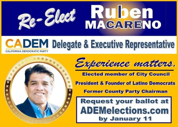 RCMacareno's tweet photo. If you live in the 26th Assembly District I would appreciate your vote for Delegate and Executive Representative. Get your ballot at https://t.co/Bi4TRkdL54. Experience matters. https://t.co/K5n5VwkeUx