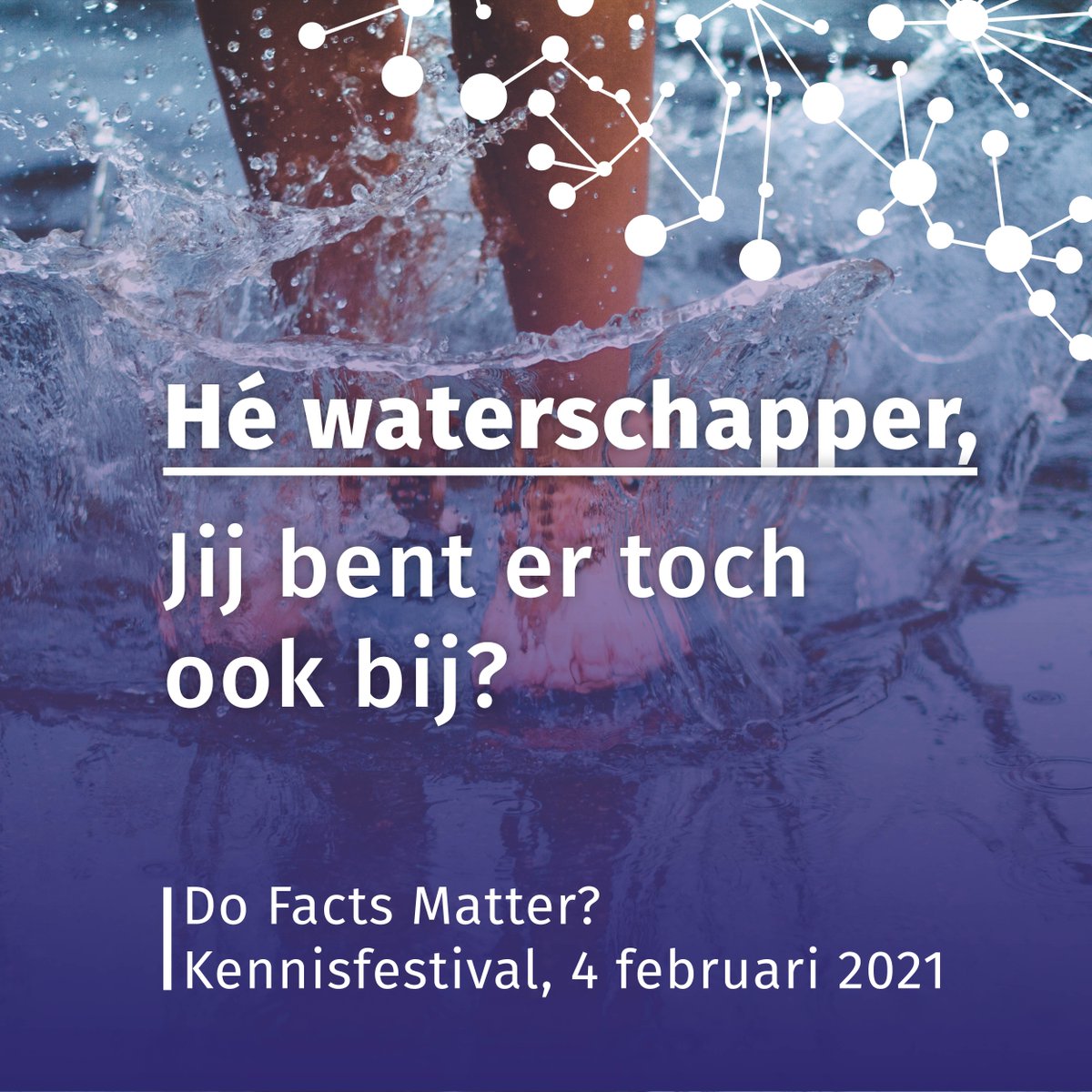 Op 4 februari 2021 organiseren wij samen met <a href="/STOWAwater/">STOWA</a> het #online kennisfestival ‘Do Facts Matter?'! Tijdens dit #festival voor #waterschappen worden kennis en inzichten, worstelingen of juist oplossingen bij elkaar gebracht. Ben jij er bij? Aanmelden: bit.ly/kennisfestival…