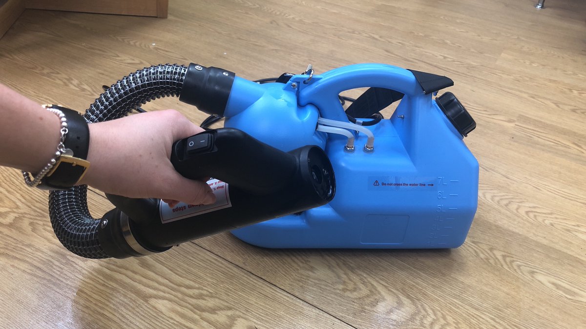 LGNurseries's tweet photo. We've further increased safety in all of our nurseries.  These fogging machines work by disinfecting all rooms, every night, to ensure they are 100% clean for the children and staff the following day ❤️

https://t.co/HgHfAIgYQ4
https://t.co/sPc6ONDG4n

#safetyfirst #covid #care https://t.co/yWXiAPVRfp