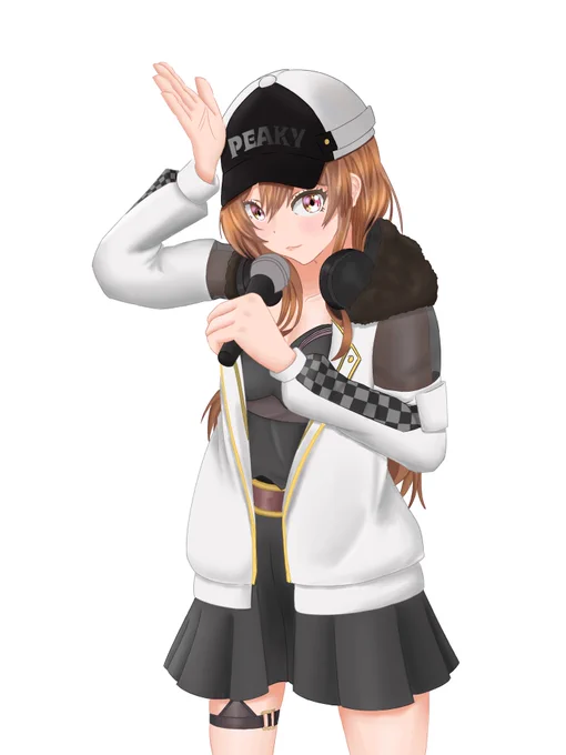 #D4DJ#ピキピキ 山手響子描きました!ピーキーポーズ好き!!!!!! 