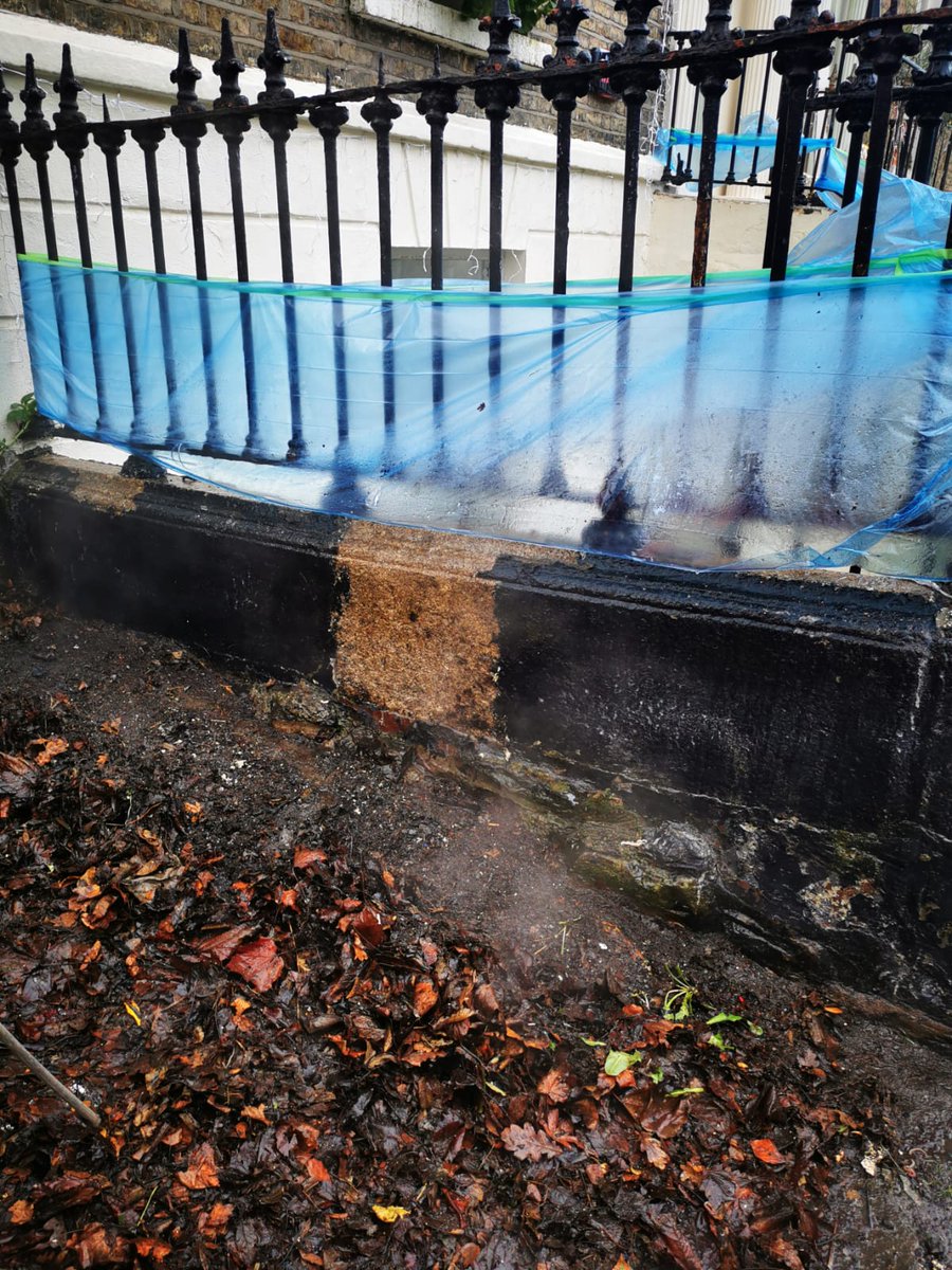 pmacdublin's tweet photo. Nice to see this granite plinth brought back to its natural condition.
#stoneclean #restoration #conservation https://t.co/bCc0r38Yqa