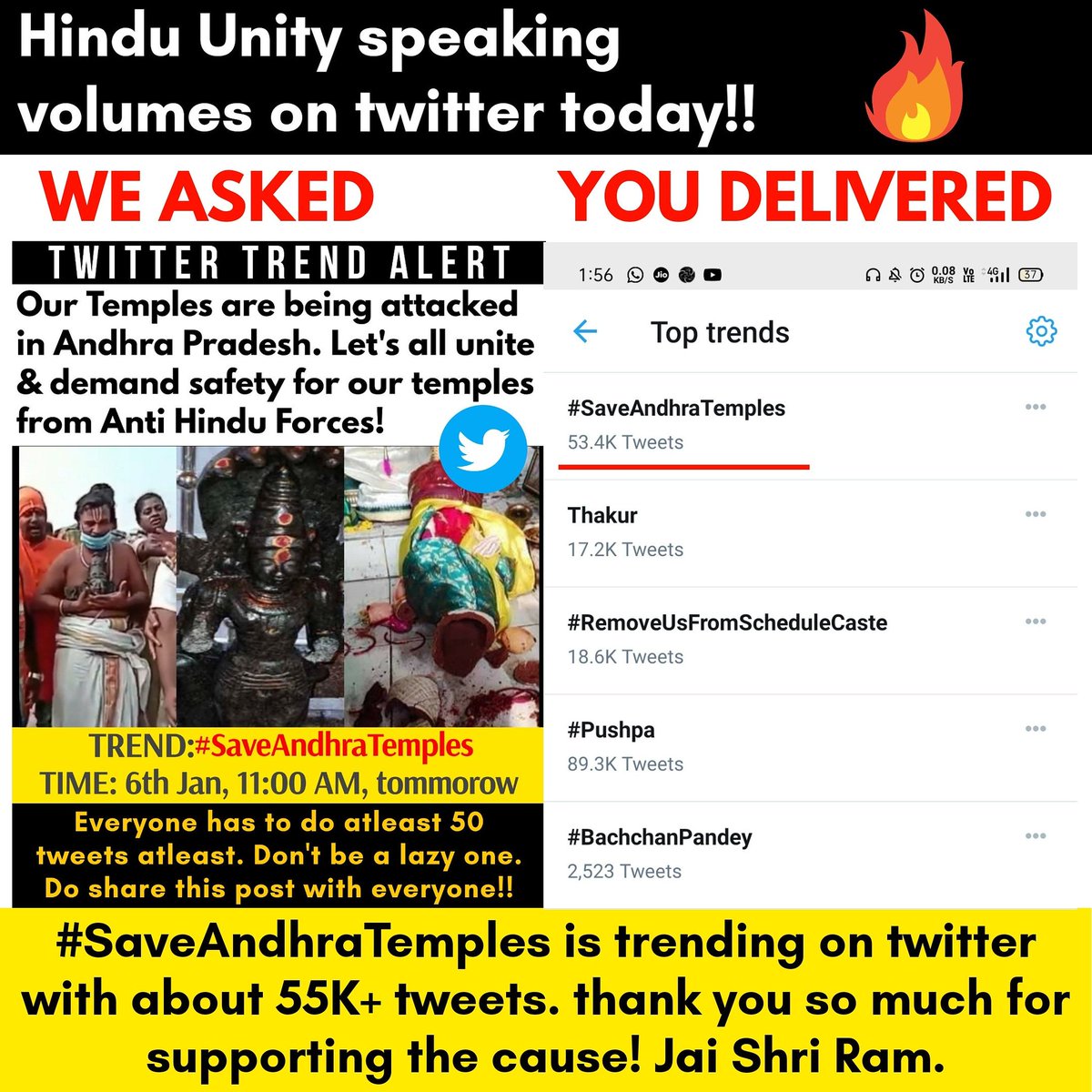 LostTemple7's tweet image. Be united, we will make a difference , and don&apos;t stop. Carry on friends #SaveAndhraTemple