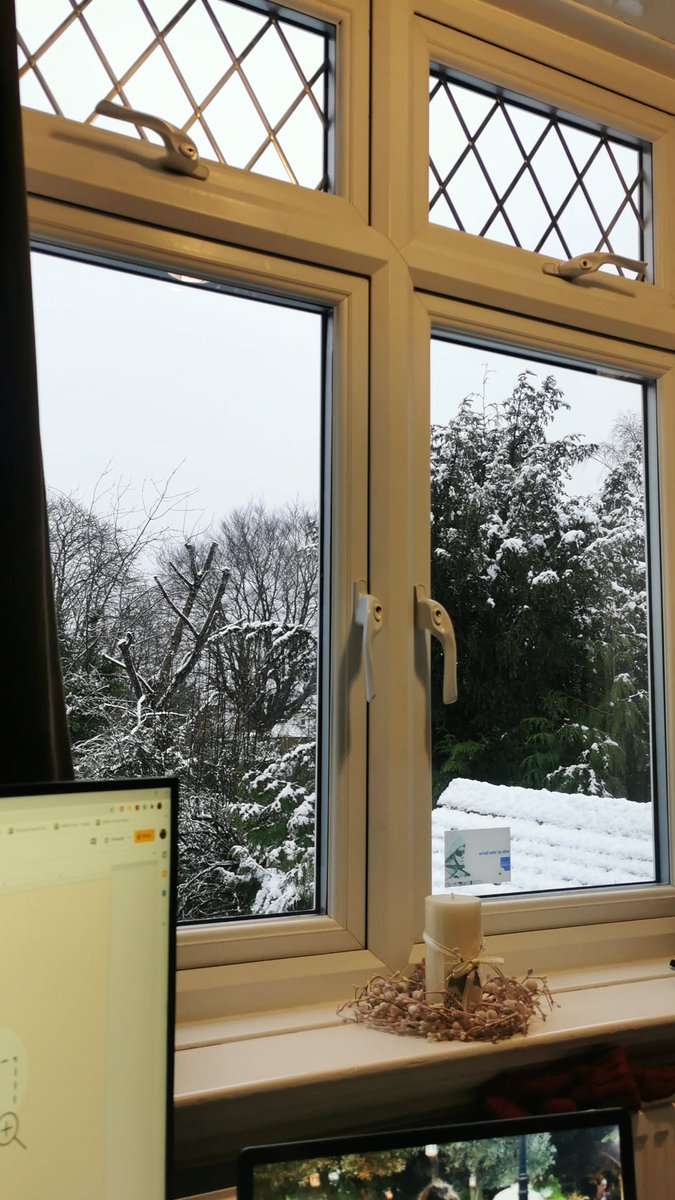 Finally some snow in Surrey!