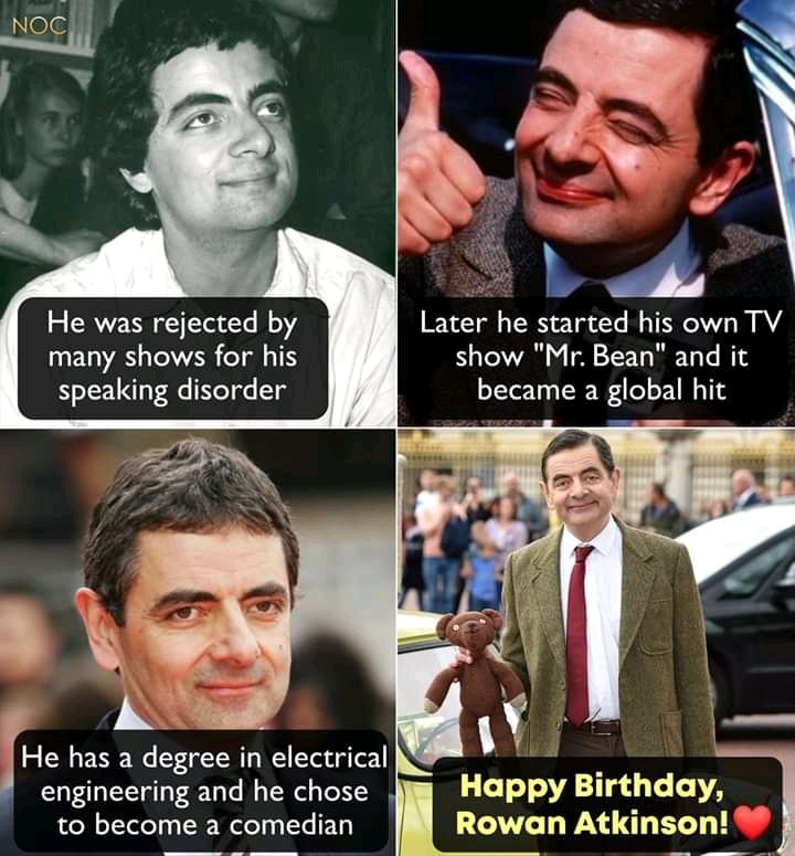 Happy birthday to one of the most inspirational figures Rowan Atkinson aka  