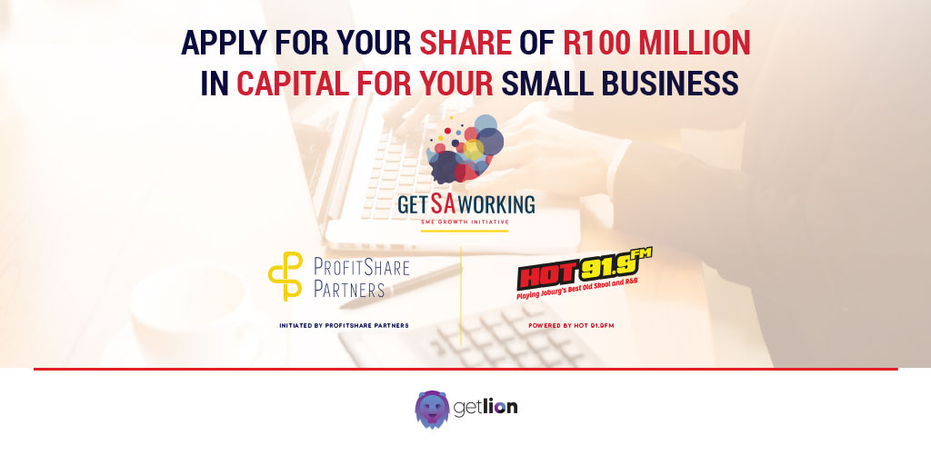 Hot1027FM's tweet image. Are you ready to catapult your small business into the success stratosphere? Visit GetSAworking.co.za and grab your share of R100 million to deliver on your transactions today. Ts and Cs apply. 
@ProfitShare1