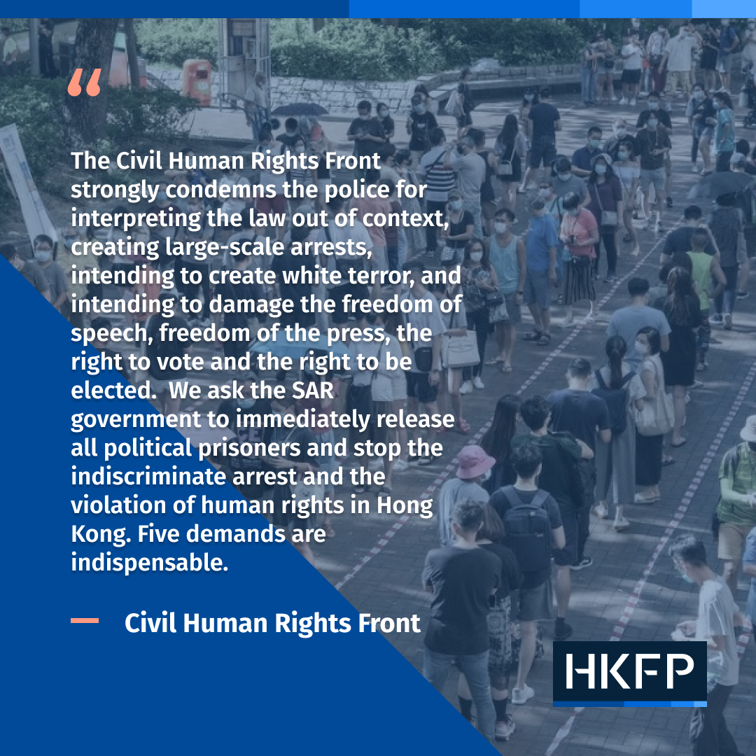 hkfp's tweet photo. 53 arrests in biggest security law round-up yet: https://t.co/znuKAbDkyg

Full list: https://t.co/ZmVnKhBhRy

Police: https://t.co/c5DzsTMW22

Security chief: https://t.co/6W5jFpjQQy

Police visit newsrooms: https://t.co/Az5cBQtgTC

Full reactions: https://t.co/7Tftm15Gxw https://t.co/jnJEDbcMIM