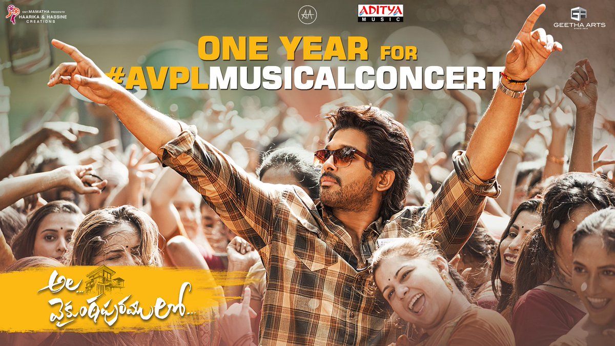 One Year for South India's Biggest Musical Night... 
#AVPLMusicalConcert 🎼🤩🎤

#1YearForAVPLMusicalConcert ⚡

@alluarjun • #Pushpa