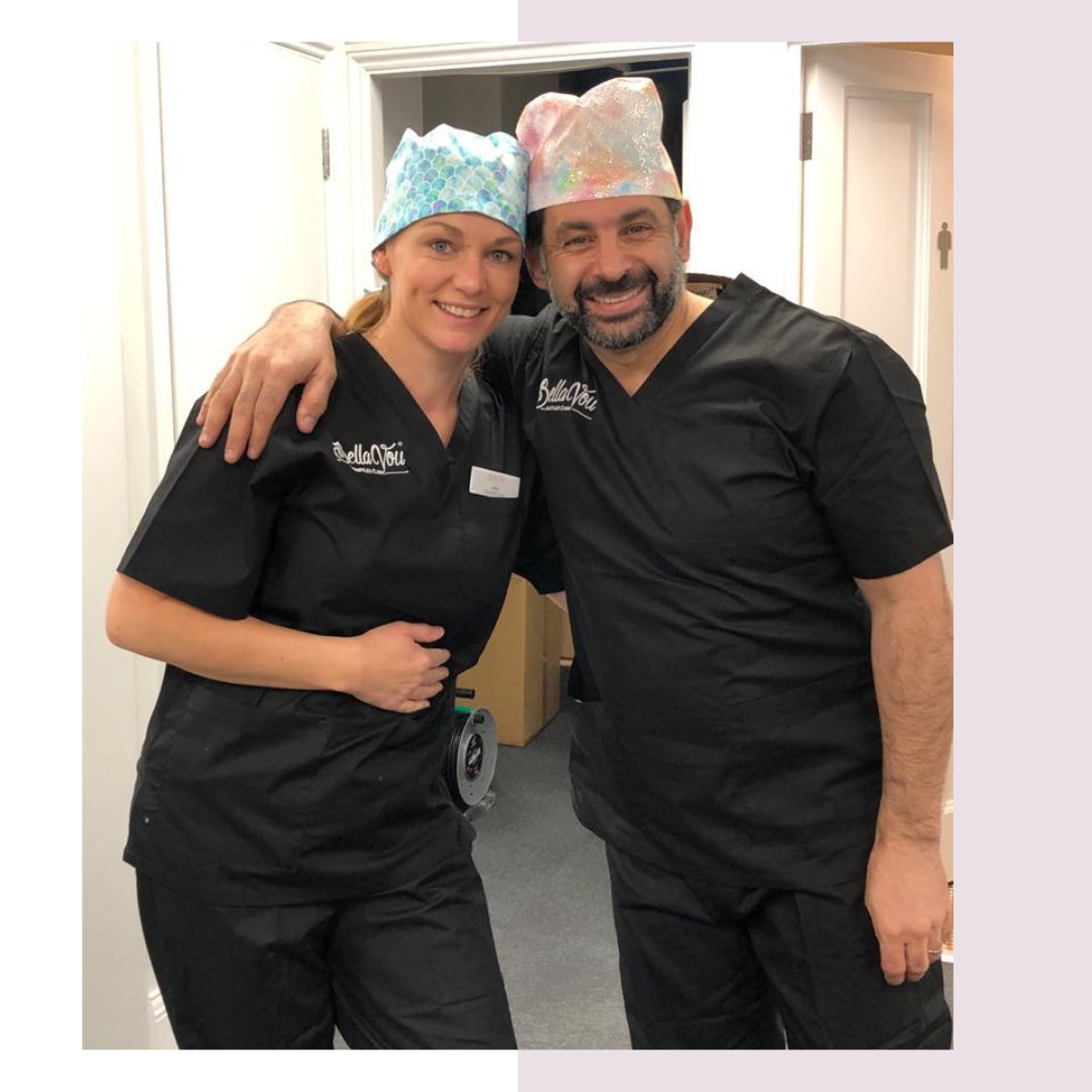 Bellavou's tweet photo. So much love for our team! We love this capture of Amir and Lesley taken last year. 🥰️ #bellavou #makingyoumoreyou #teamworkmakesthedreamwork https://t.co/NebzvjAnEk