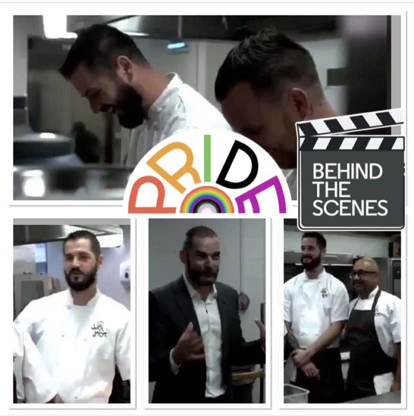 Two years ago with <a href="/fredsirieix1/">Fred Sirieix</a> Siriex on <a href="/Channel4/">Channel 4</a> #menu #food #judges