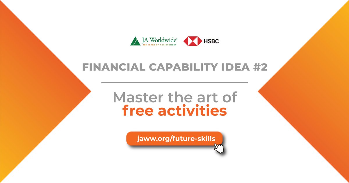 Here's an idea to meet your #financial #goals: Make a list free of activities, choose one, and make it special. Take an online class! Read a library book! Watch a streamed concert!
Get more ideas at jaww.org/future-skills #FutureSkills <a href="/HSBC_MT/">HSBC Malta</a> <a href="/HSBC/">HSBC</a>