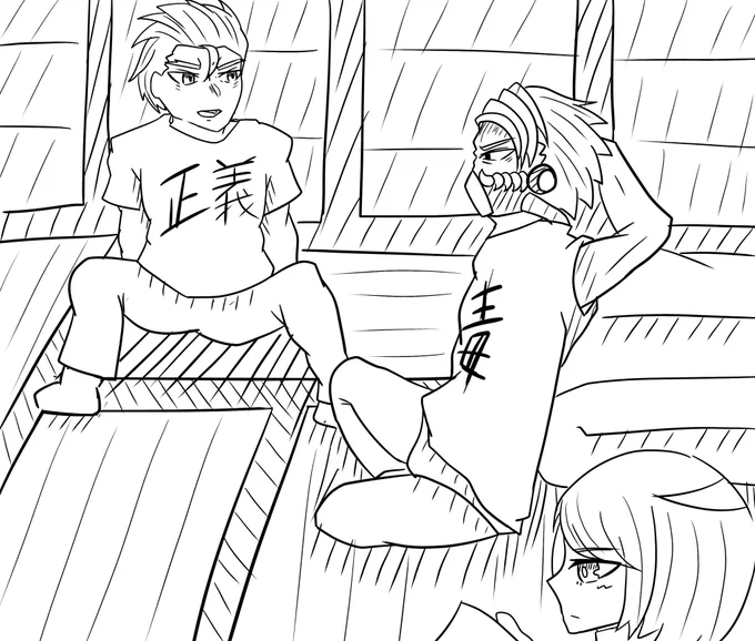 #コンパスお絵描き
迫 真 タ ン ク 部
ただ描いてみたかっただけなんです() 